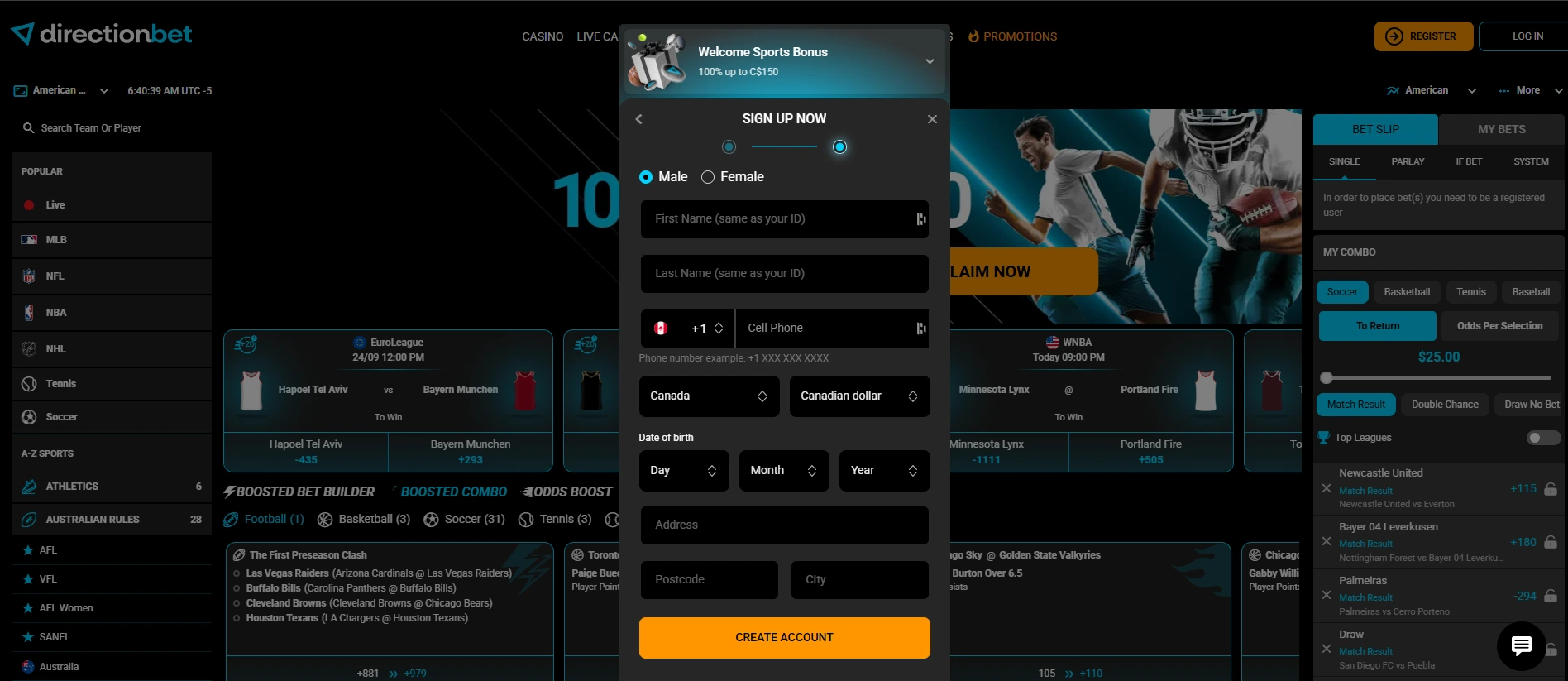 Directionbet zakłady online